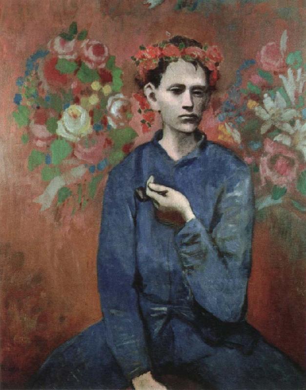  boy with a pipe